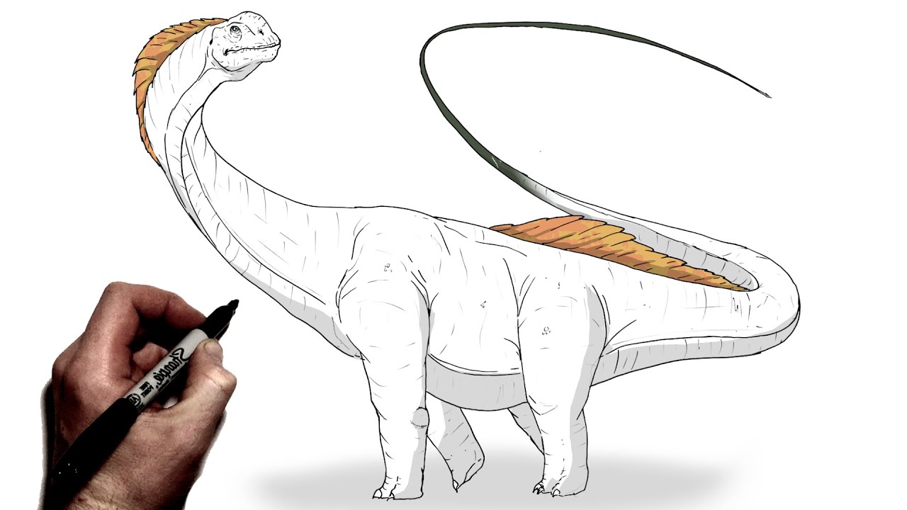 How To Draw Titanosaurus | Step By Step | Jurassic World Rebirth