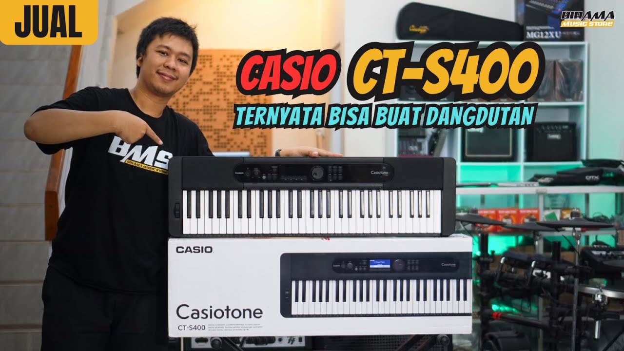 ISTIMEWA..!!! CASIO CTS400 keyboard sekecil ini sudah bisa dangdutan, Fiturnya keren sudah flashdisk