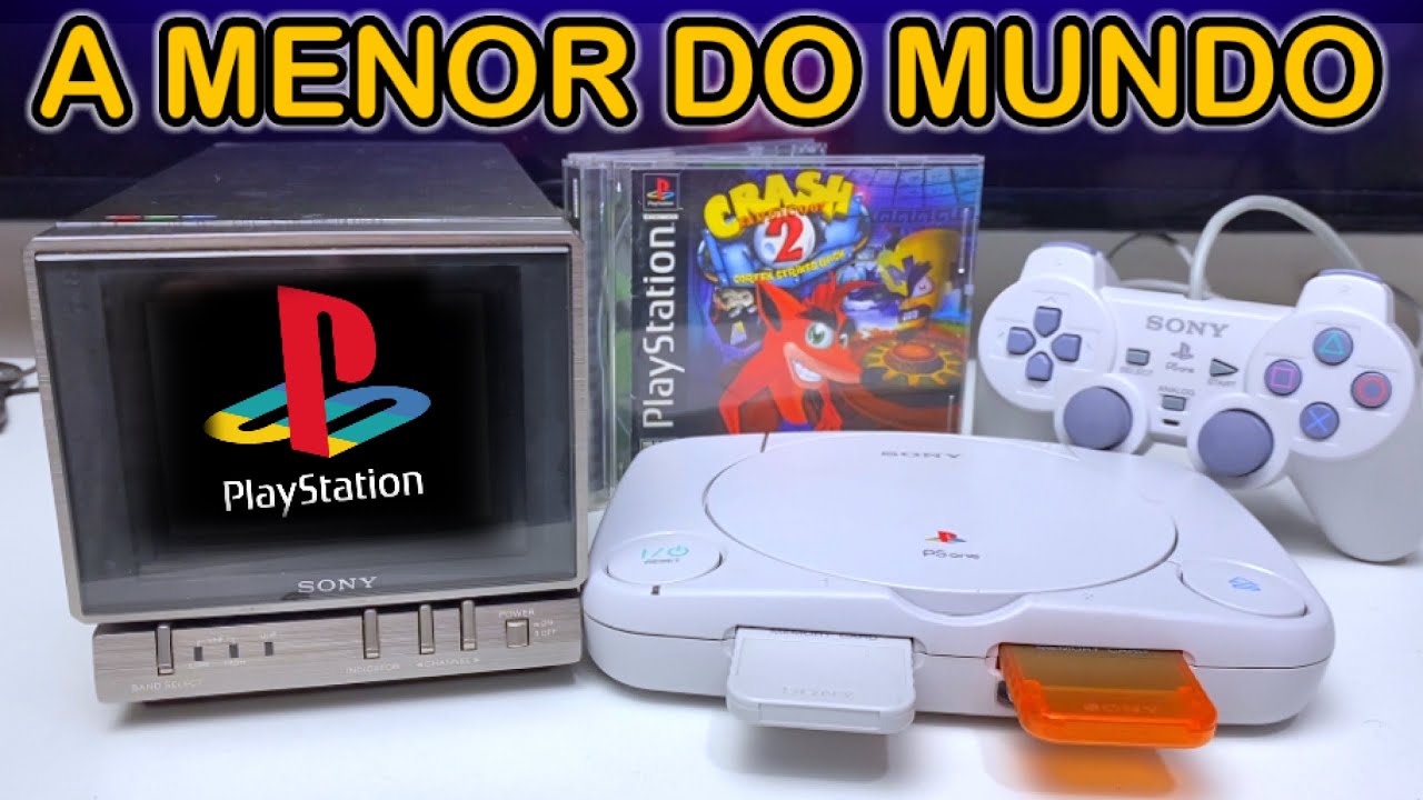 A MENOR TV de TUBO SONY TRINITRON DO MUNDO (COLORIDA)
