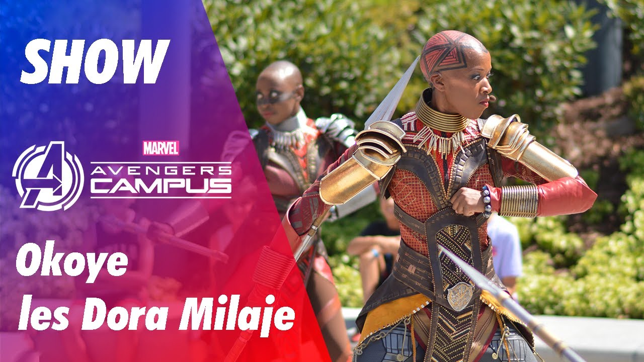 SHOW | Okoye et les Dora Milaje | Les Guerrières du Wakanda | Avengers Campus Disneyland Paris 2022