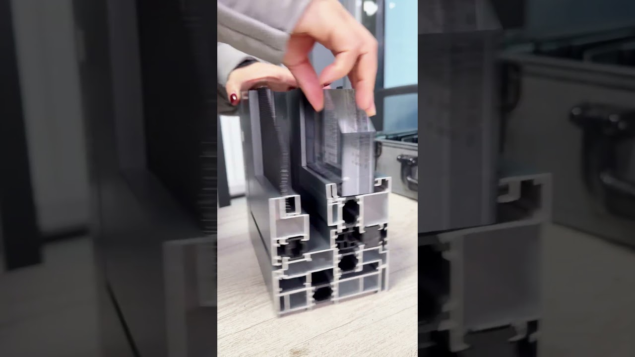 Inward-opening and tilt-and-turn aluminum alloy window series 