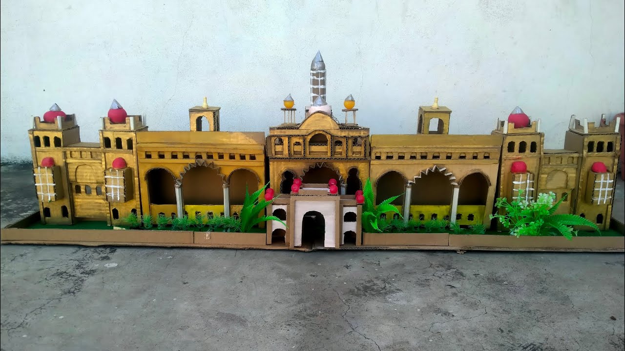 Making Mysore palace from cardboard #how to make Mysore palace # Easy #diy # radhe krishna #shiva#
