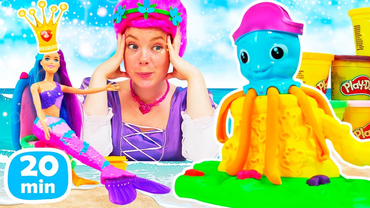 Spielspaß mit Irene - Videos für Kinder Kompilation. Irene und Spielzeuge kneten mit Play Doh.