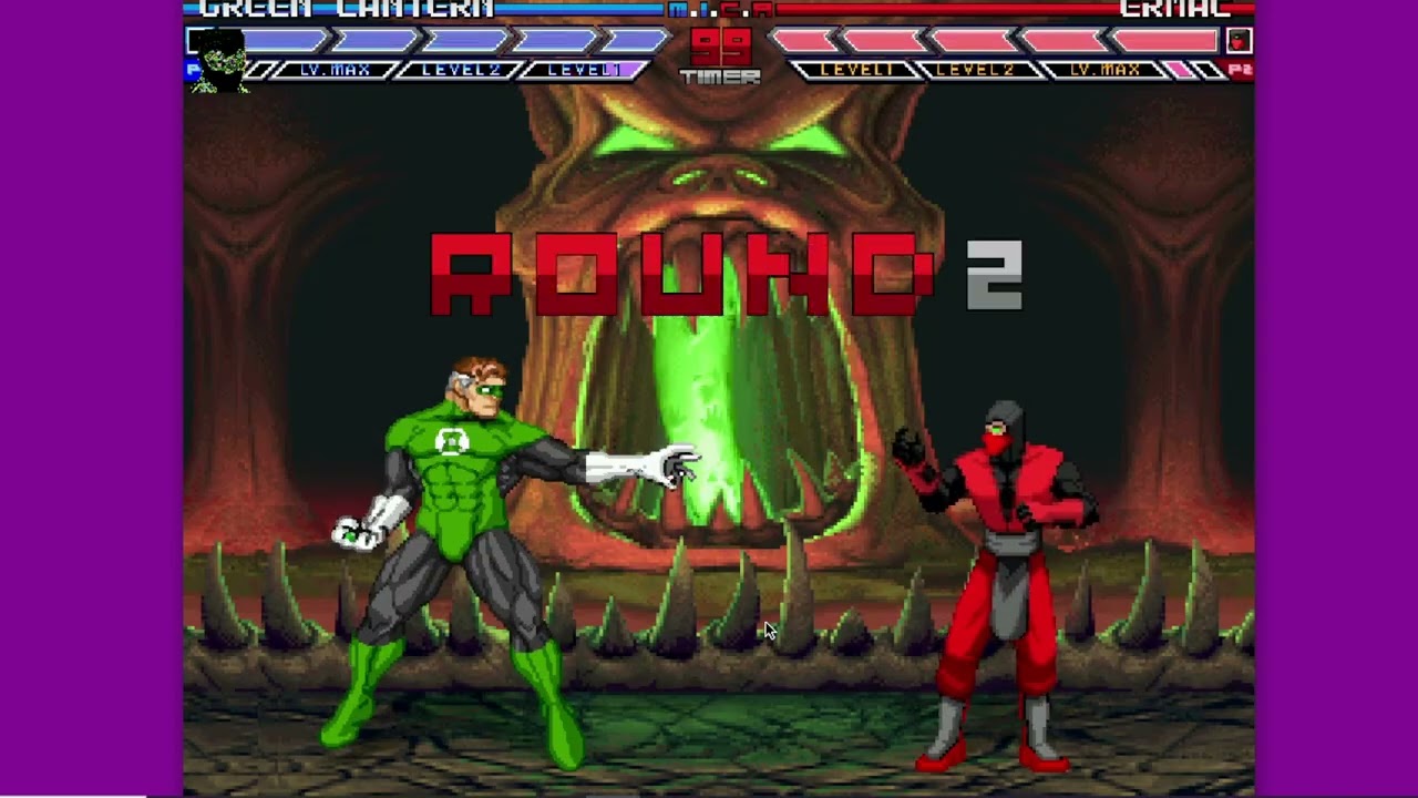 Karane MUGEN Battle #221: Green Latern vs Ermac