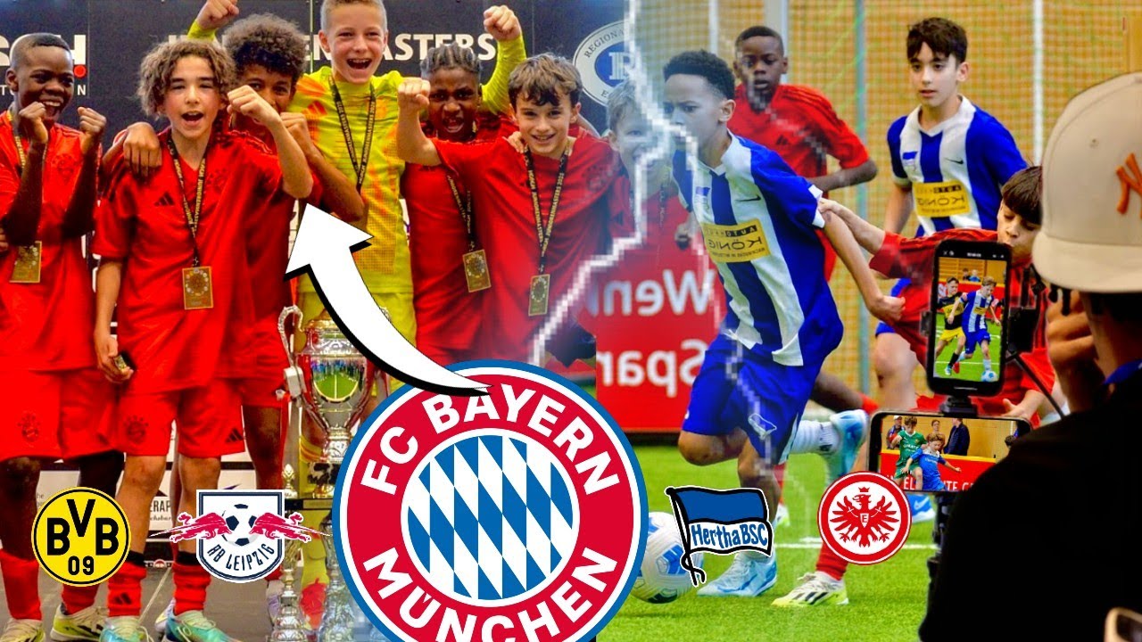 U12 BUNDESLIGA HALLENTURNIER mit BAYERN,DORTMUND,HERTHA und Co. wird zerst&ouml;rt😱🚨