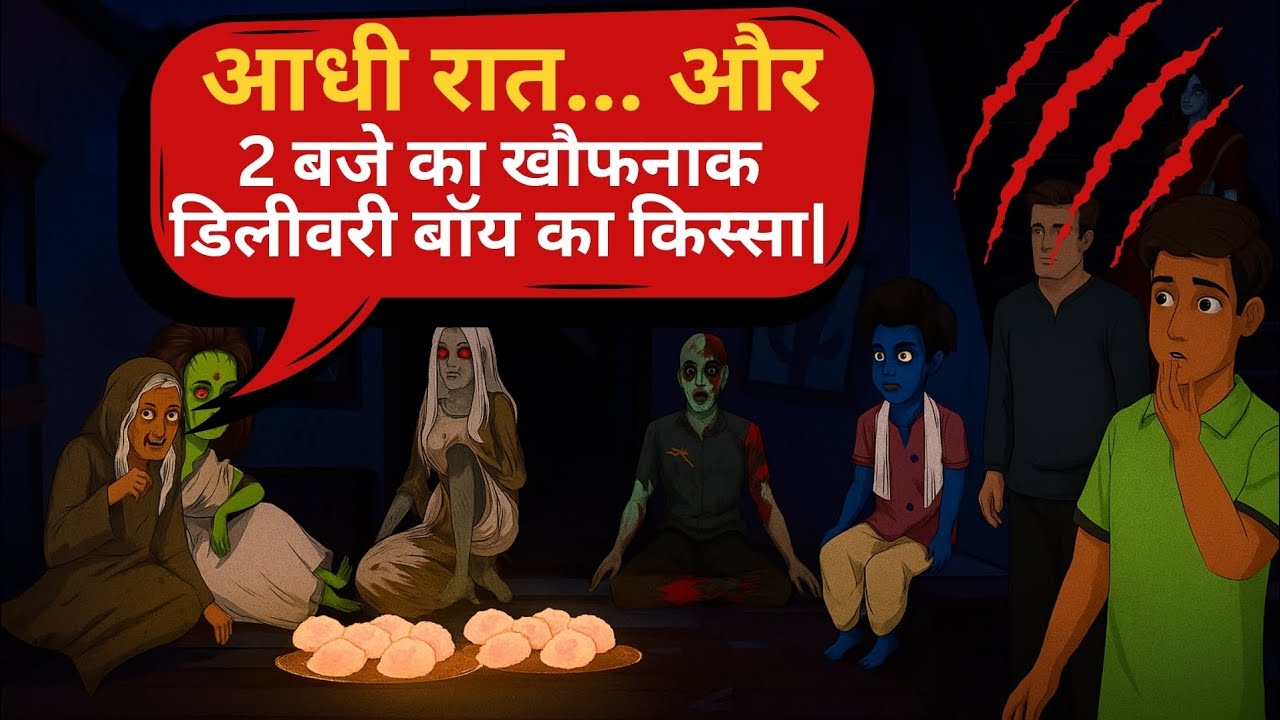 2 बजे का खौफनाक डिलीवरी बॉय का किस्सा | horror story | bhool ki kahani | delivery boy | horror