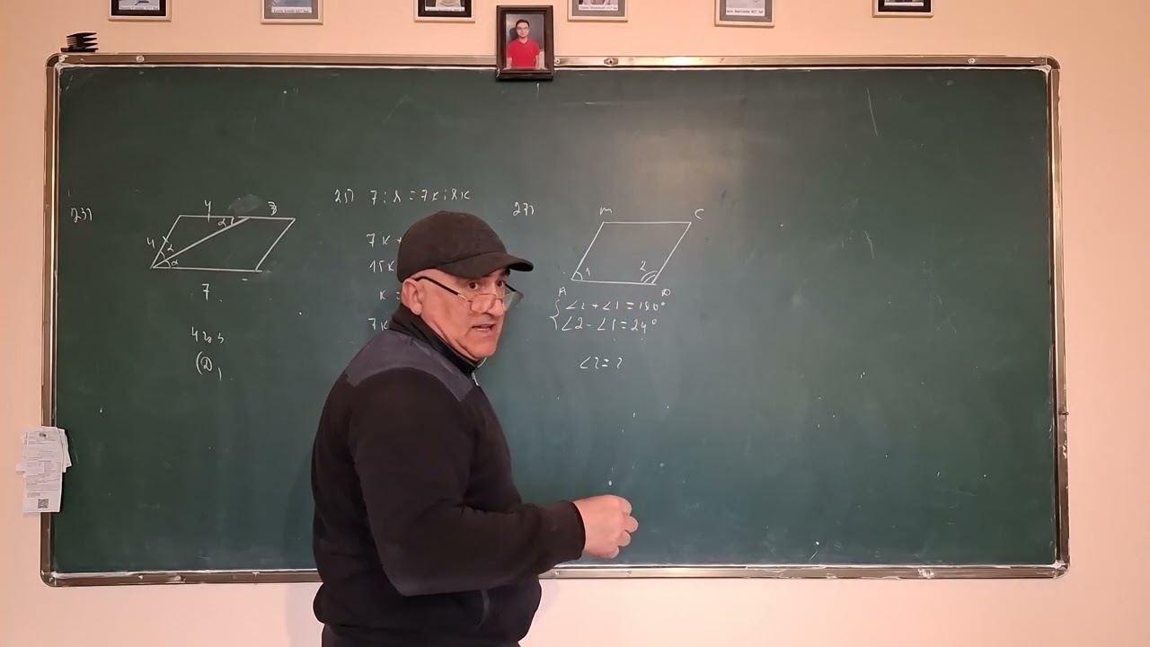 Toplu I (2019). Paraleloqram, onun xassələri və əlamətləri