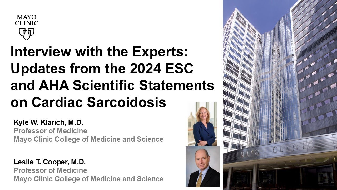 Updates from the 2024 ESC and AHA Scientific Statements on Cardiac Sarcoidosis