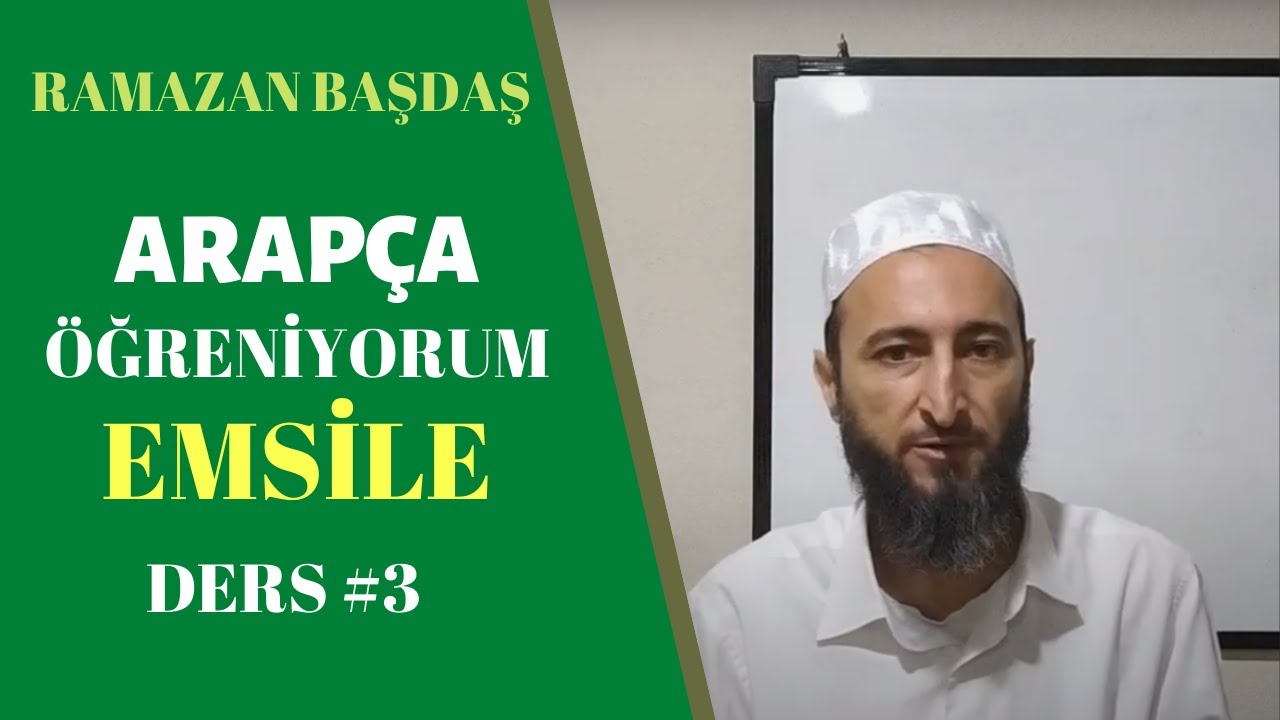 Emsile, Mazi Fiil- 3 Muhatap ve Mütekellim