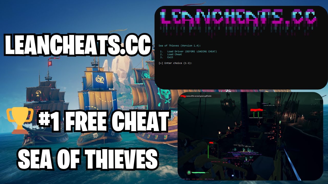 🏆 #1 BEST FREE SEA OF THIEVES CHEAT UNDETECTED | LEANCHEATS.CC | STEAM/XBOX
