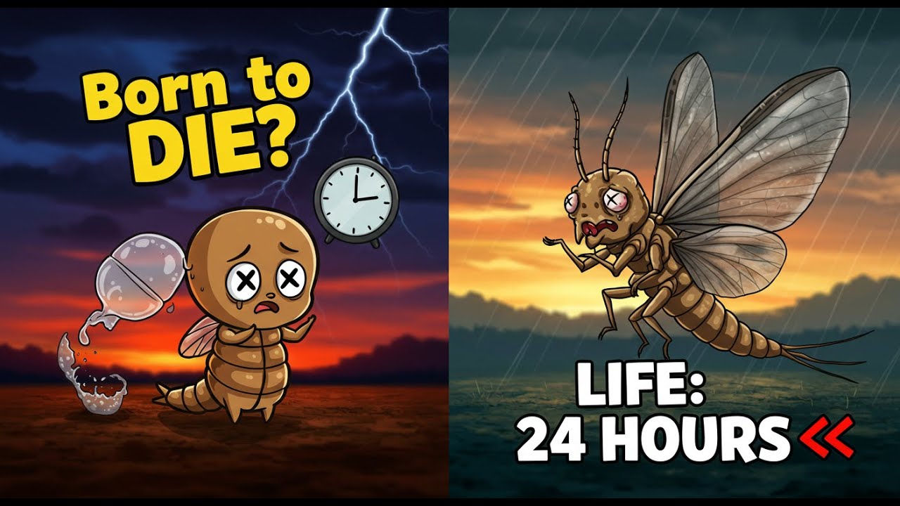 Why It SUCKS to Be Born a Mayfly 🪰 (Nature&rsquo;s Shortest Life!)