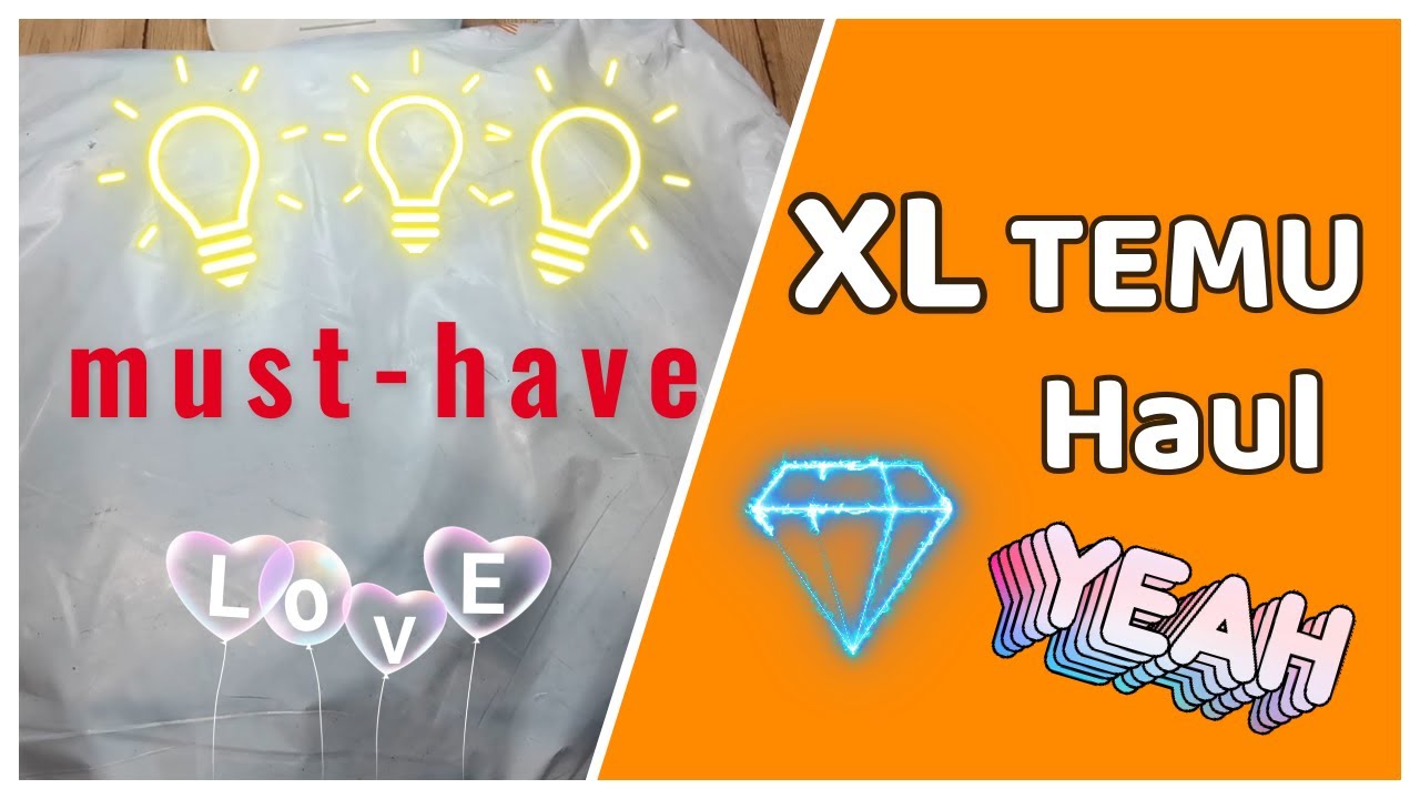XXL Huge #Temu Haul 🤩Lots of #Diamondpainting but also for kitchen, bath & must-have