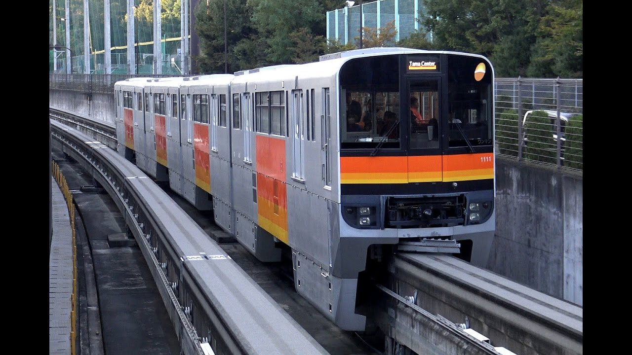 【4K】多摩都市モノレール1000系電車(日立IGBT-VVVF)・新型工作車 走行シーン集(中央大学・明星大学、立川北、泉体育館、高幡不動、モノレール車両基地にて)