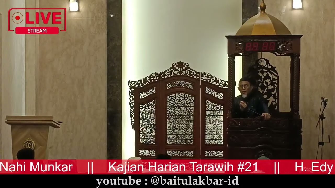 LIVE 📌 KAJIAN HARIAN TARAWIH #21