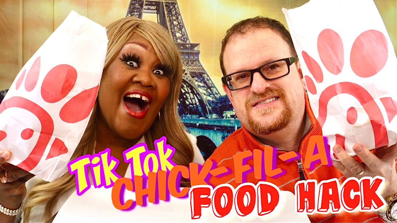 TESTING TIKTOK FOOD HACKS CHIK FIL A MENU HACK🤪😂🤣 (review of this TikTok Chick-Fil-A Food Hack)