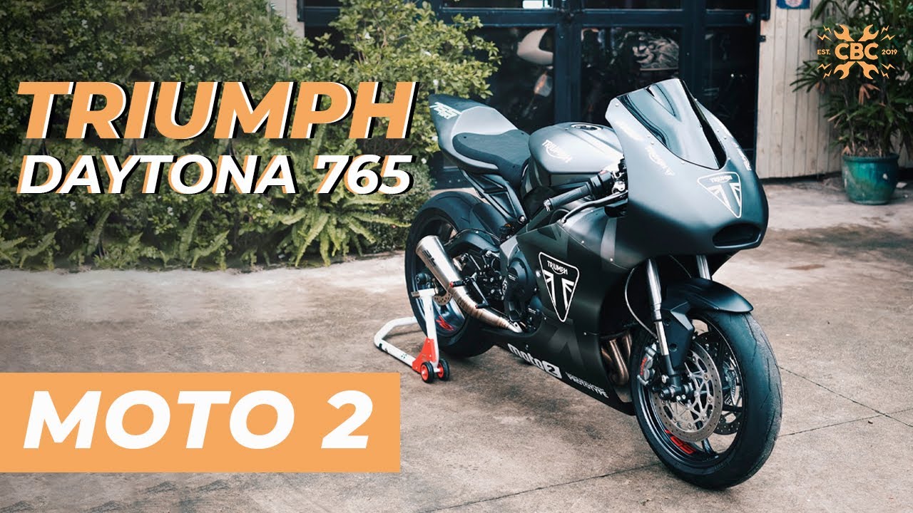 Triumph Daytona 765 Moto 2 is customized by CBC Workshop