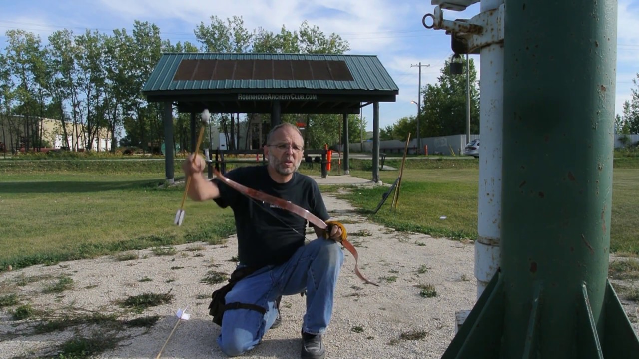 polearchery.ca , shooting straight up  ,does it hit you ?