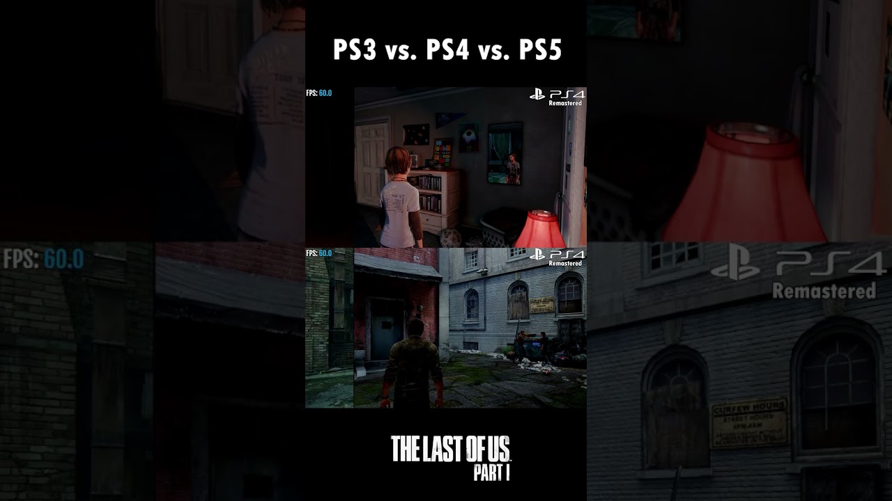 Last of Us Part 1 on PS3 vs. PS4 vs. PS5