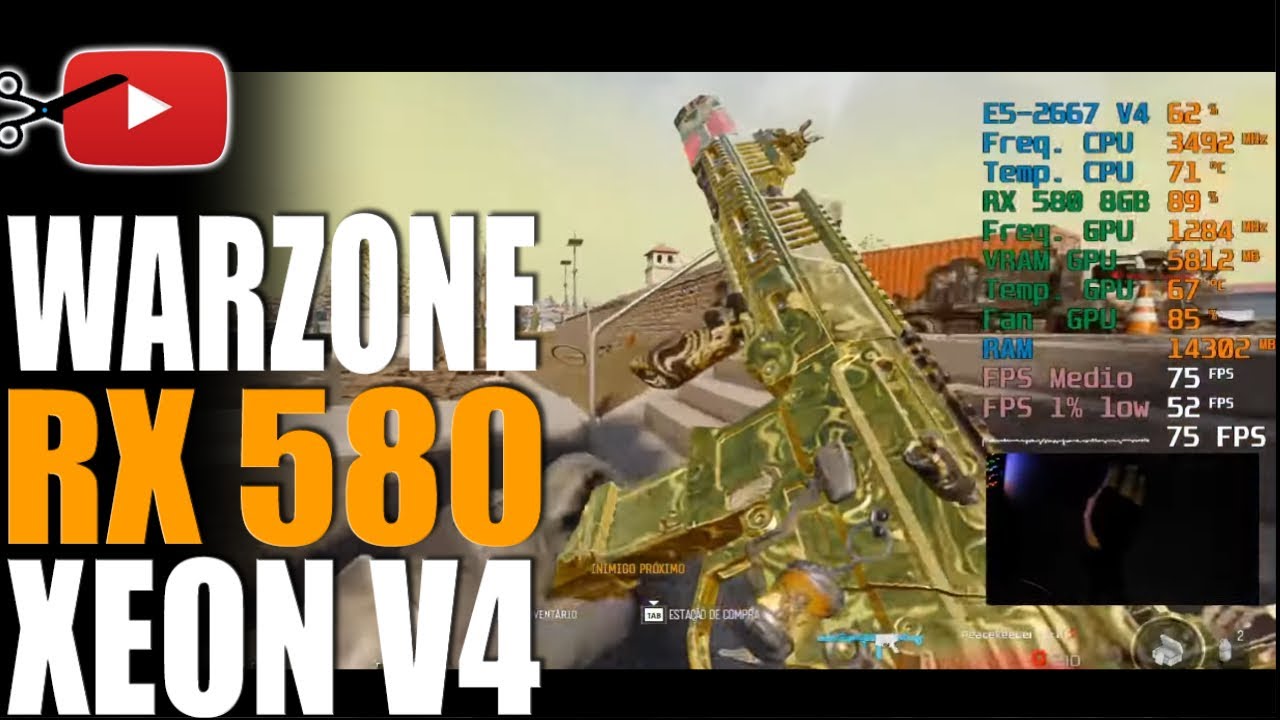 🔴 LIVE - WARZONE 5 | E5 2667 V4 + RX 580 8GB 2048 SP | MLLSE | XEON E5-2667 V4 | X99 | VERDANSK