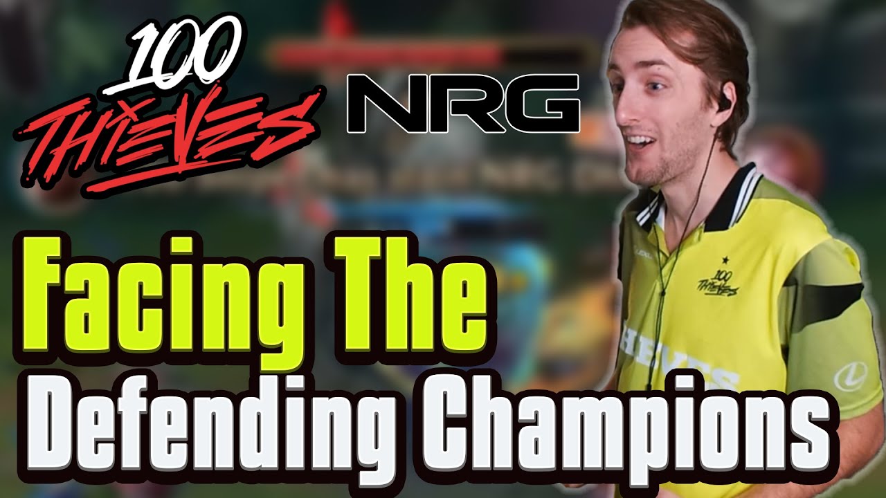 Taking on the LCS Champions | 100T vs NRG | 100T Fan Reacts
