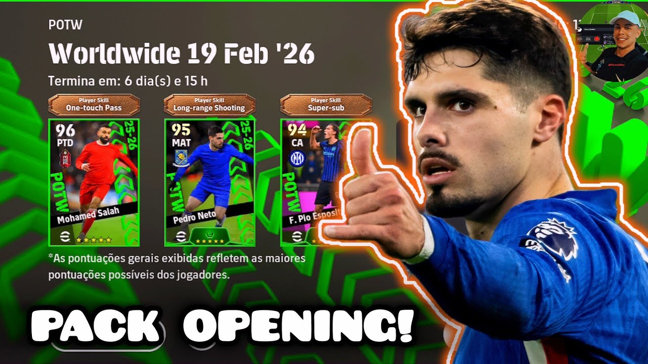 GIRANDO NA NOVA BOX DE POTW DA SEMANA EM BUSCA DO PEDRO NETO DE INFILTRAÇÃO NO EFOOTBALL MOBILE 