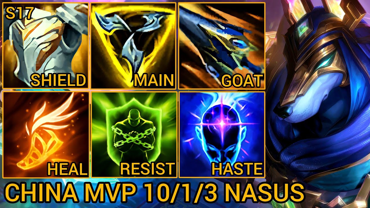 Nasus Baron Lane MVP 10/1/3 - China Server Wild Rift Best High Tier New Build Season 17