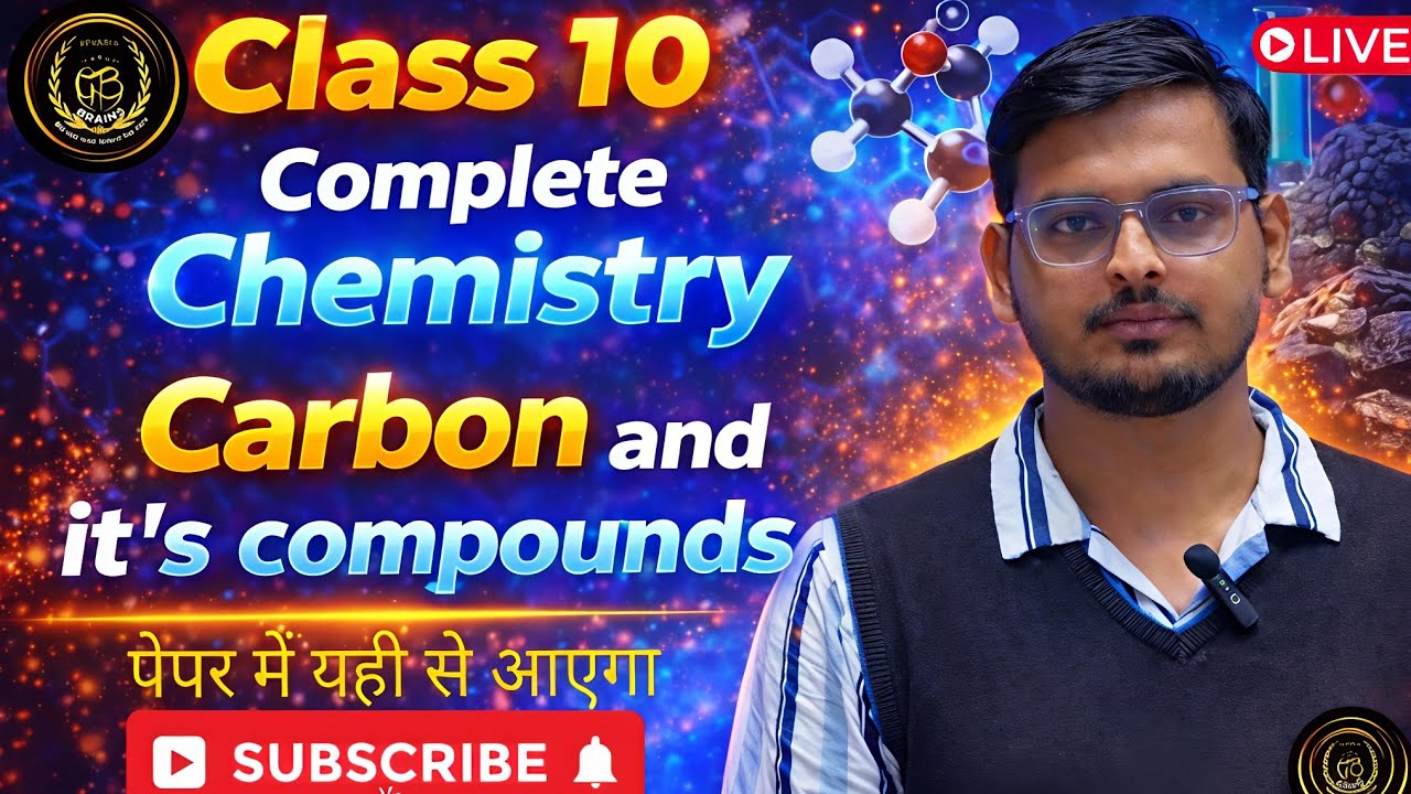 Carbon and Its Compounds Full Chapter | Class 10 Science One Shot 🔥