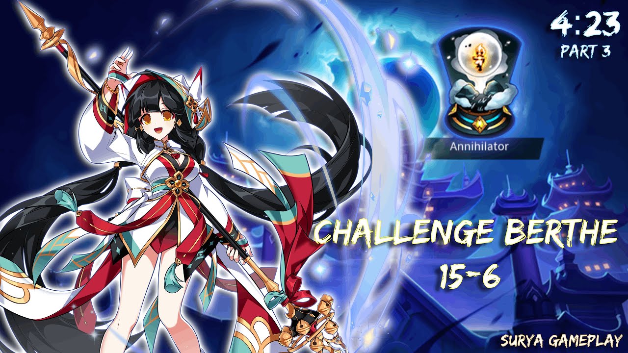 『Elsword NA/엘소드』 Challenge Berthe 15-6 Part 3 | Surya Gameplay (4:23)
