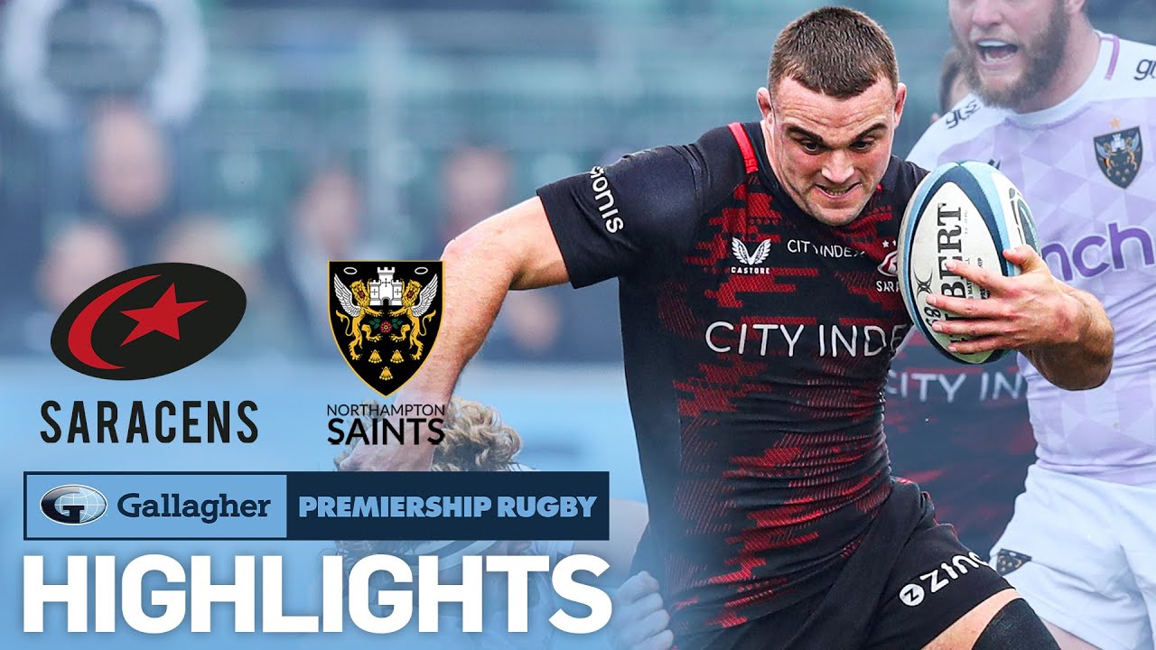 Saracens v Northampton - HIGHLIGHTS | Earl Stars in Instant Classic! | Gallagher Premiership 2022/23