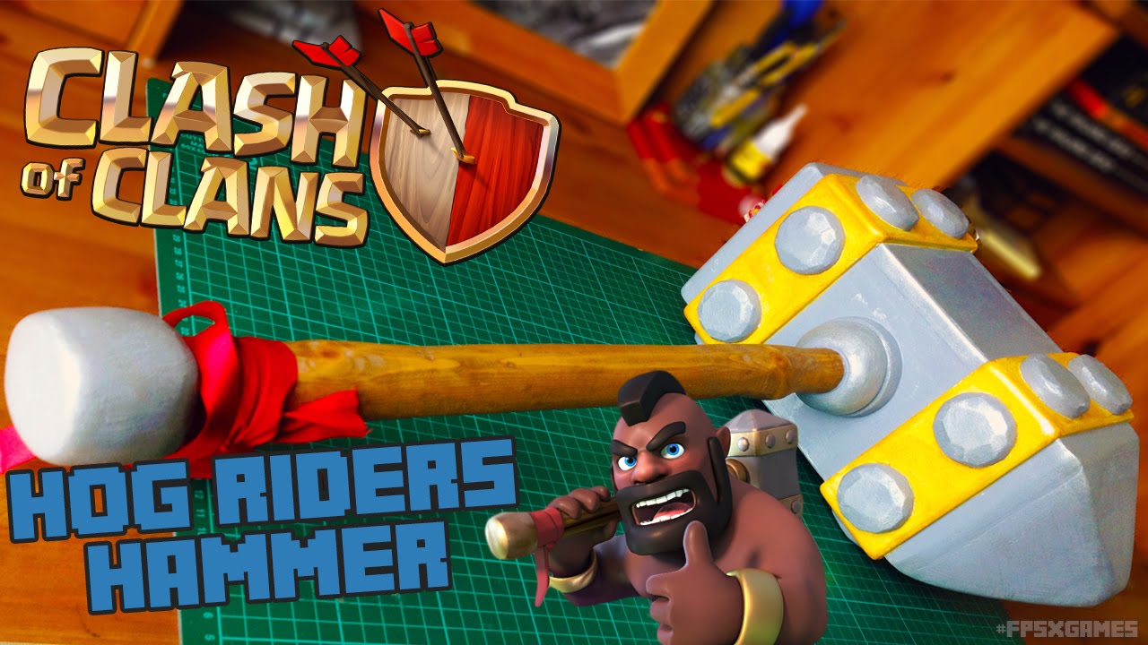 Making the Hog Riders Hammer Prop from Clash of Clans