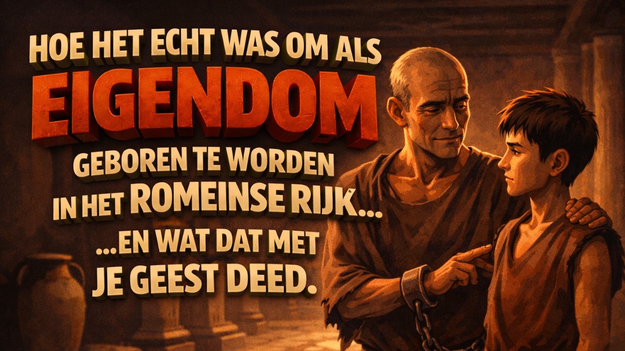 Hoe het echt was om als eigendom geboren te worden in het Romeinse Rijk en wat dat met je geest deed