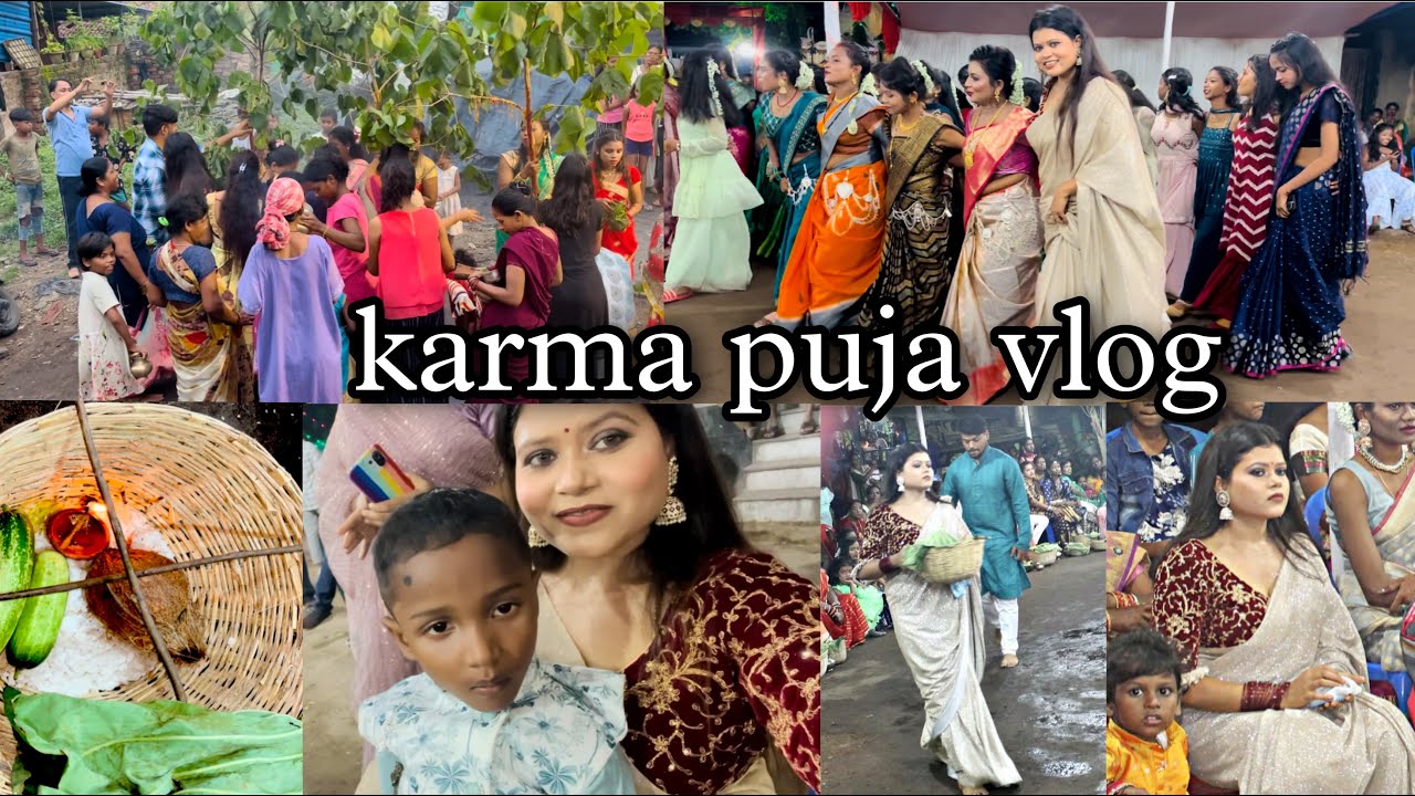 Karma puja vlog #karmafestivalvlog #karmapuja