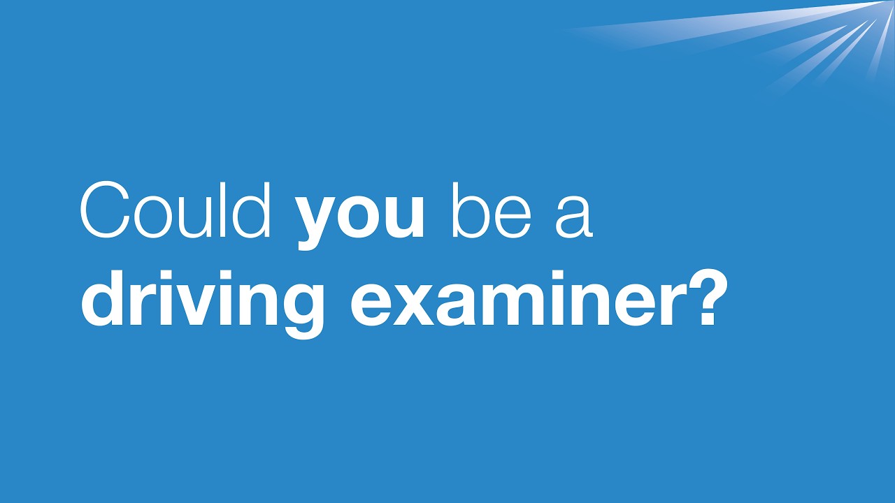 Could you be a driving examiner?