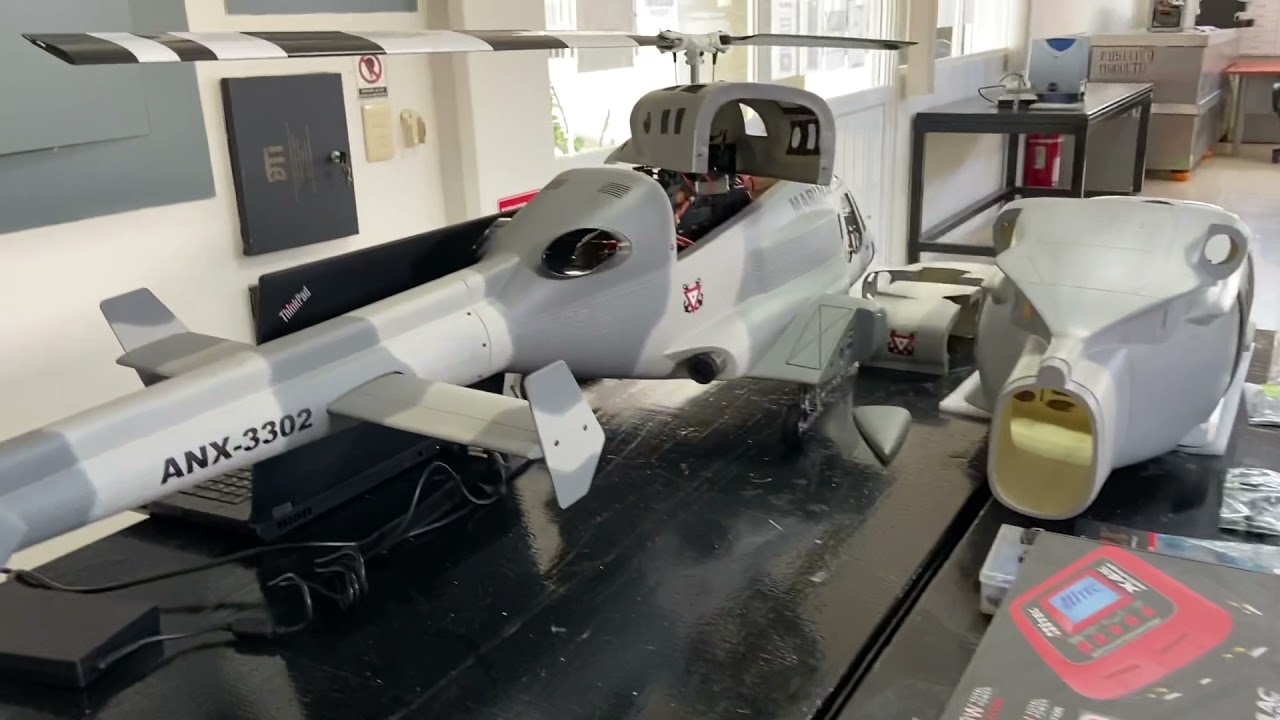 Armado de un helicóptero de radiocontrol Roban 800, 3ra. Parte