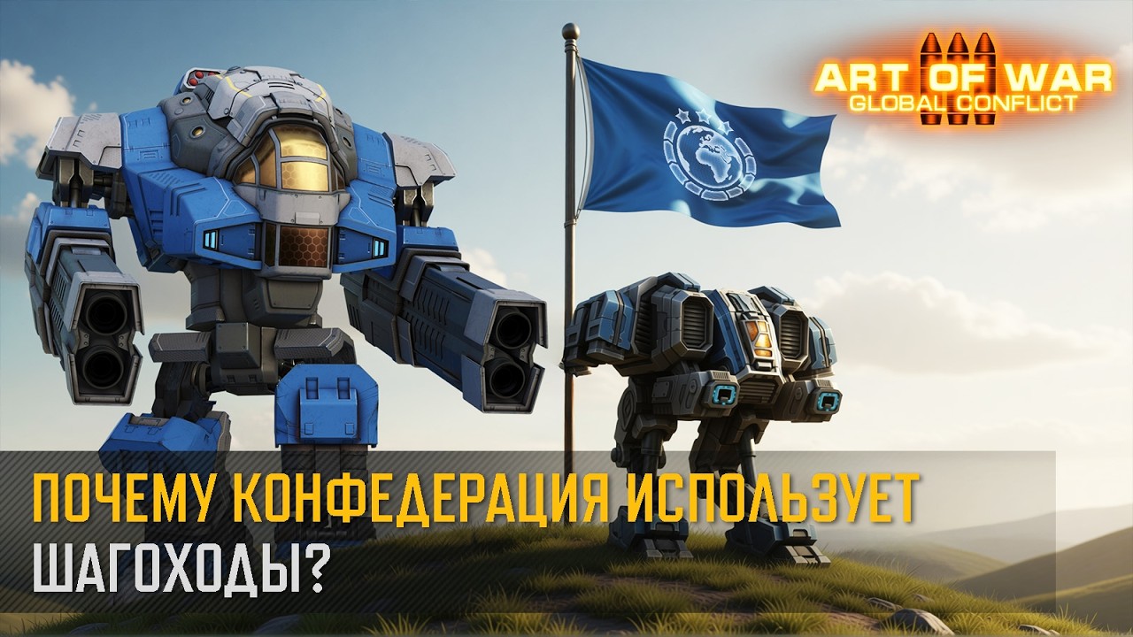 Почему Конфедерация использует шагоходы? (Art of War 3 RTS)