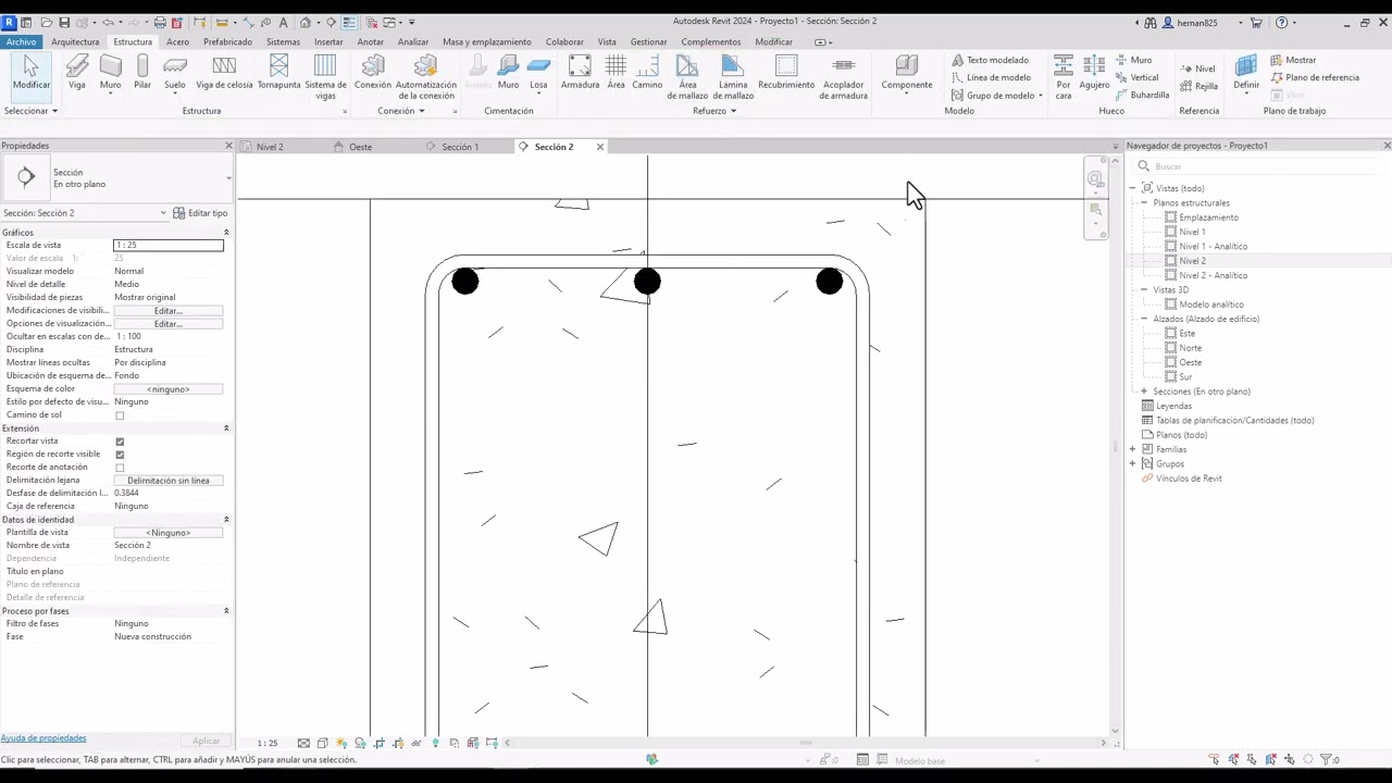 MODELADO Y DESPIECE ACERO DE REFUERZO REVIT 2024