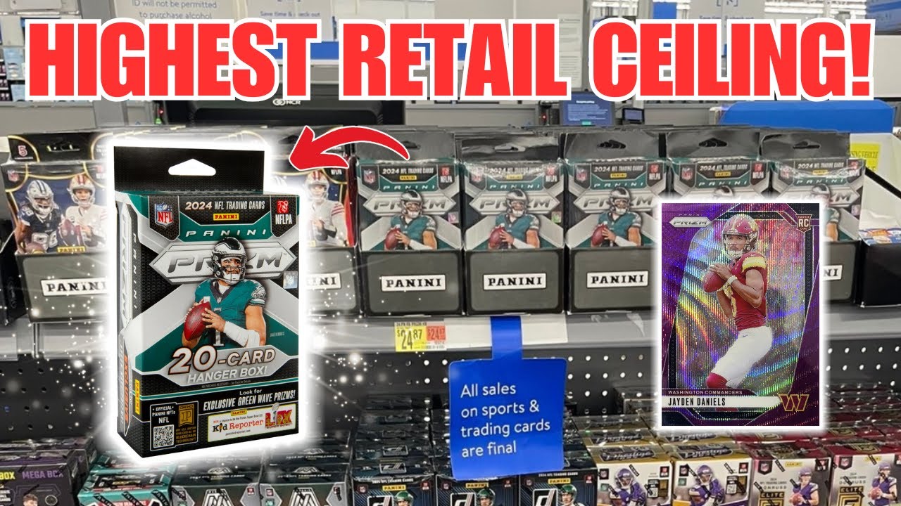 THE HANGERS HAD BANGERS! 2024 Prizm Football Hanger Box Review