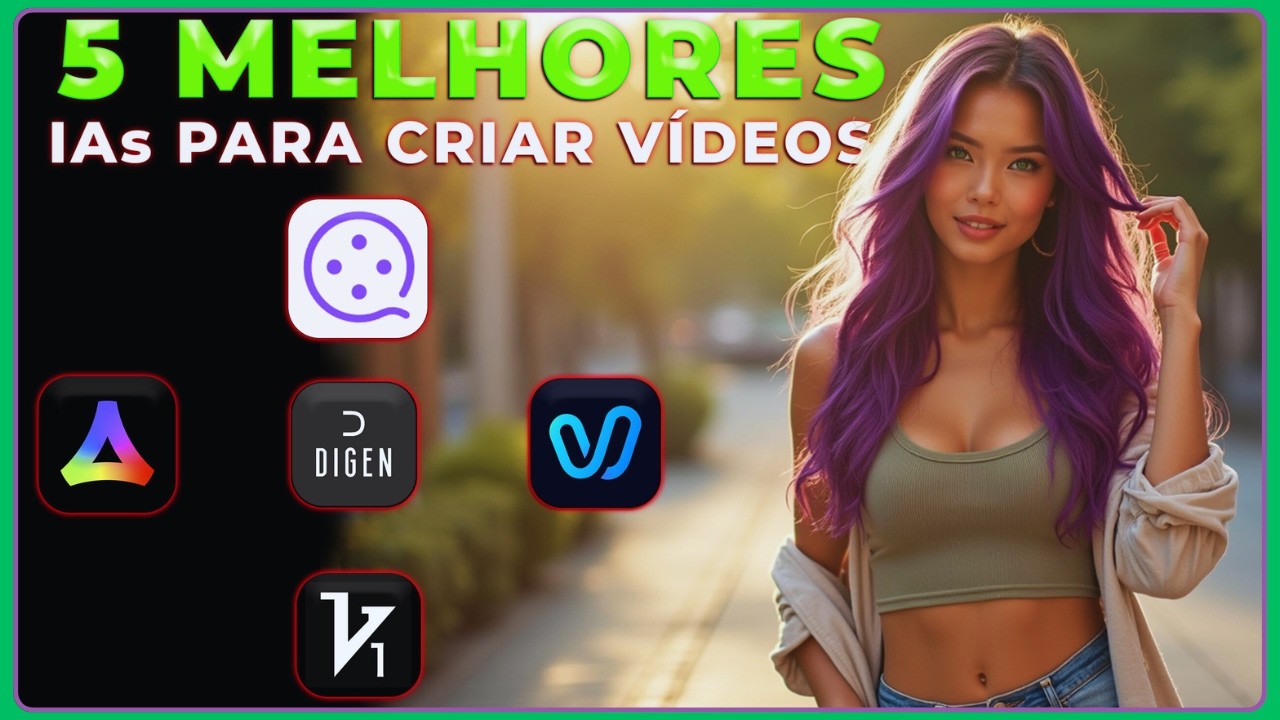 5 IAs DESCONHECIDAS para Criar Vídeos com 1 Clique (Sem Marcas d'Água!)