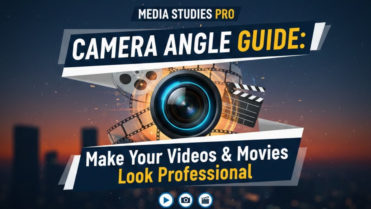 Camera Angle Guide | Make Your Videos & Movies Look Professional | Media Studies Pro