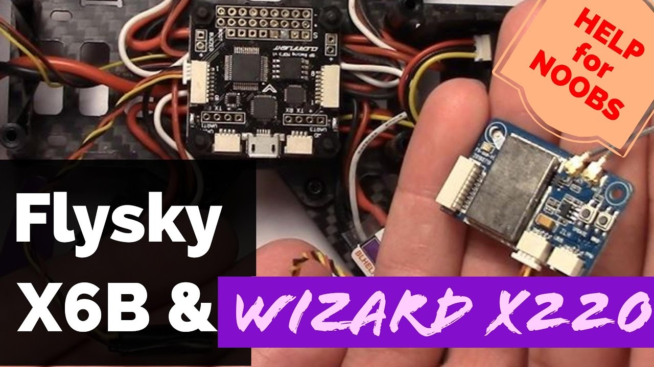 How to Connect FS-X6B to Wizard X220 via i-BUS - Help for Beginners