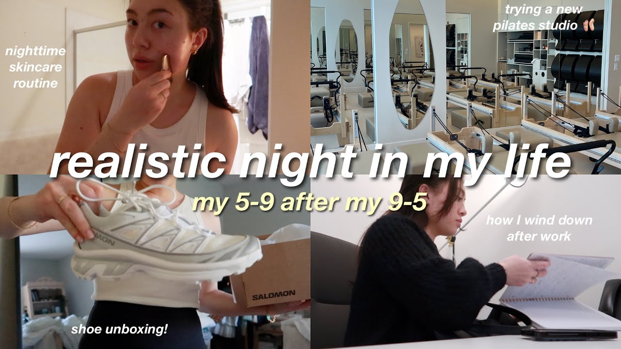 a realistic night in my life 🫶 *my 5-9 after my 9-5*