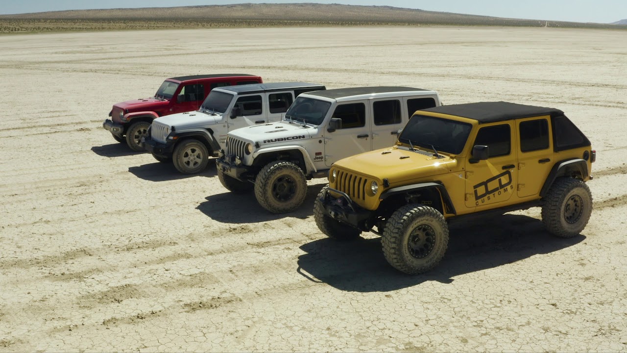 Jeep JL Wrangler's 4 Way Drag Racing? - N/A VS. Supercharged!