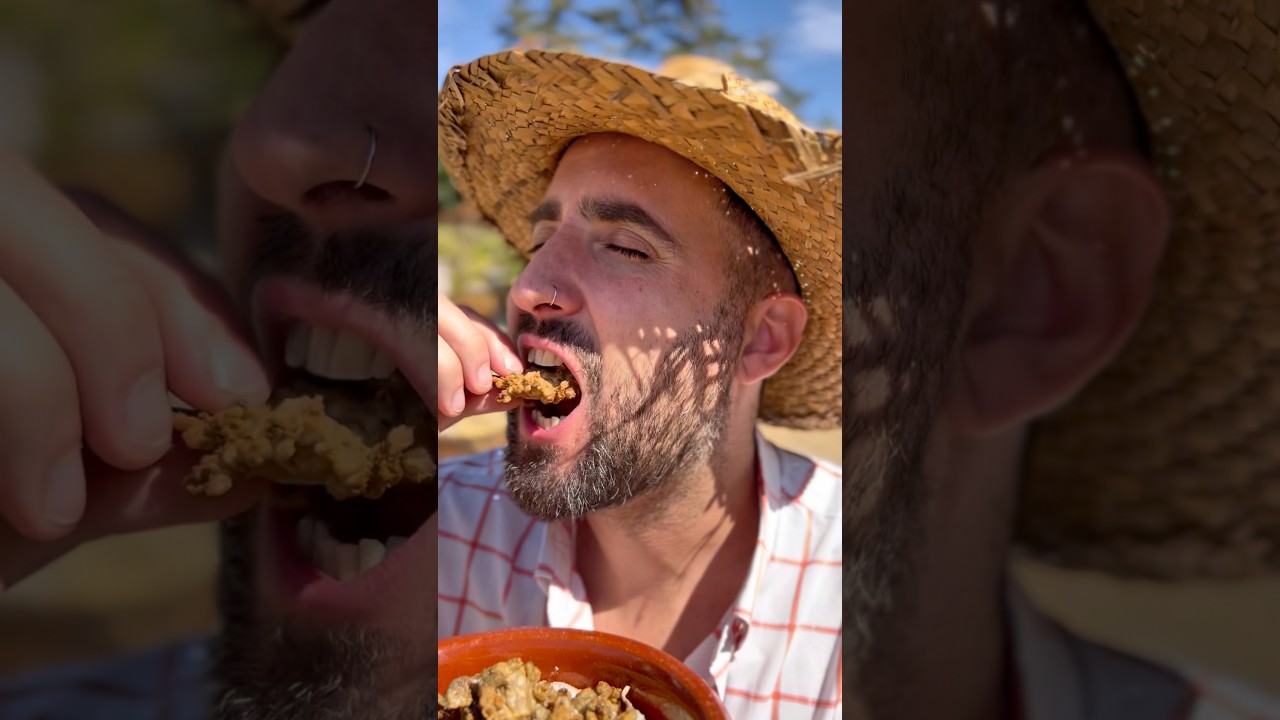 Entresijos de Cordero Fritos en Le&ntilde;a.