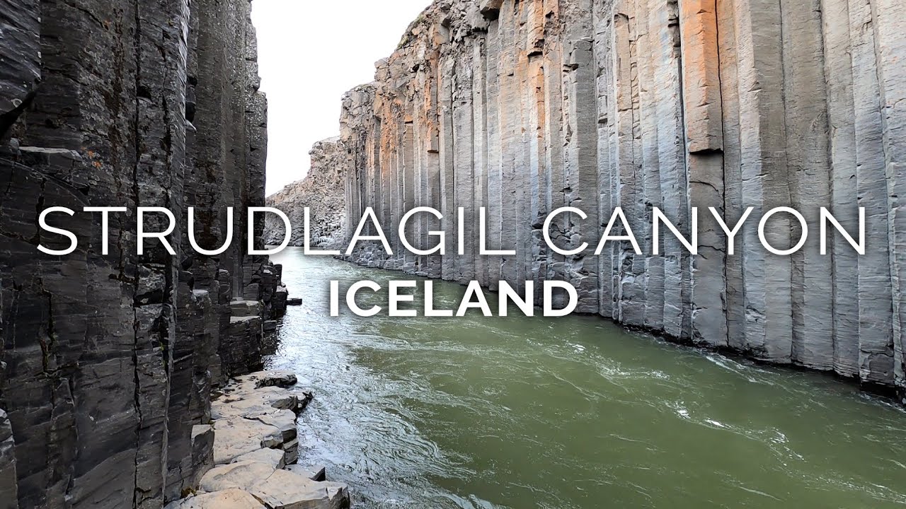 Stuðlagil Canyon Hike -  Iceland Hiking Road Trip - #hiking #roadtrip #adventure