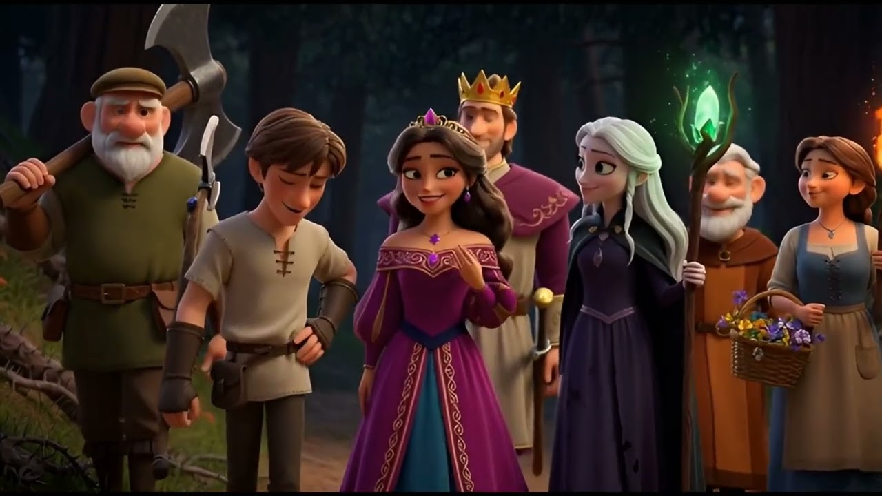 जंगल का प्रेम: 👸राजकुमारी और 🧑 लकड़हारे का बेटा😍
