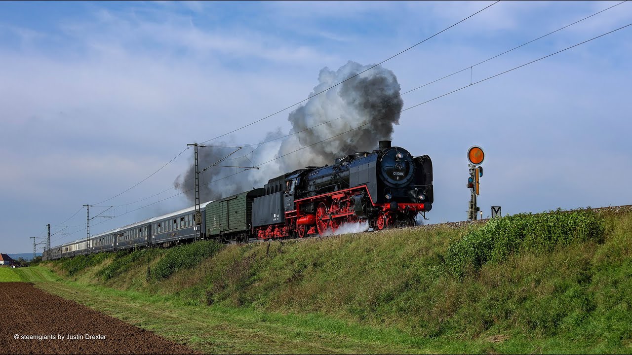 100 Jahre Baureihe 01 mit Schnellzugtempo durch Süddeutschland Teil 2