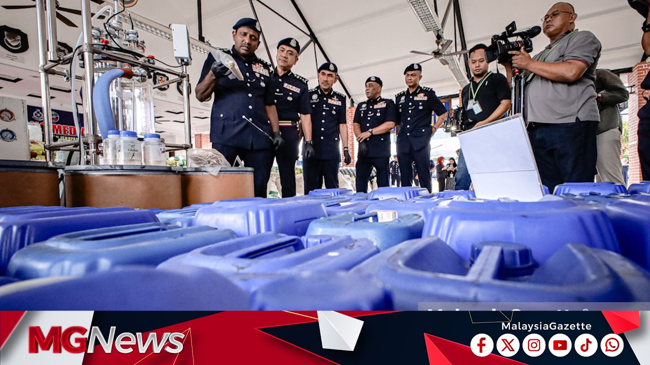 Makmal Dadah Haram Di Subang Jaya: Ratusan Tong Bahan Kimia Dirampas