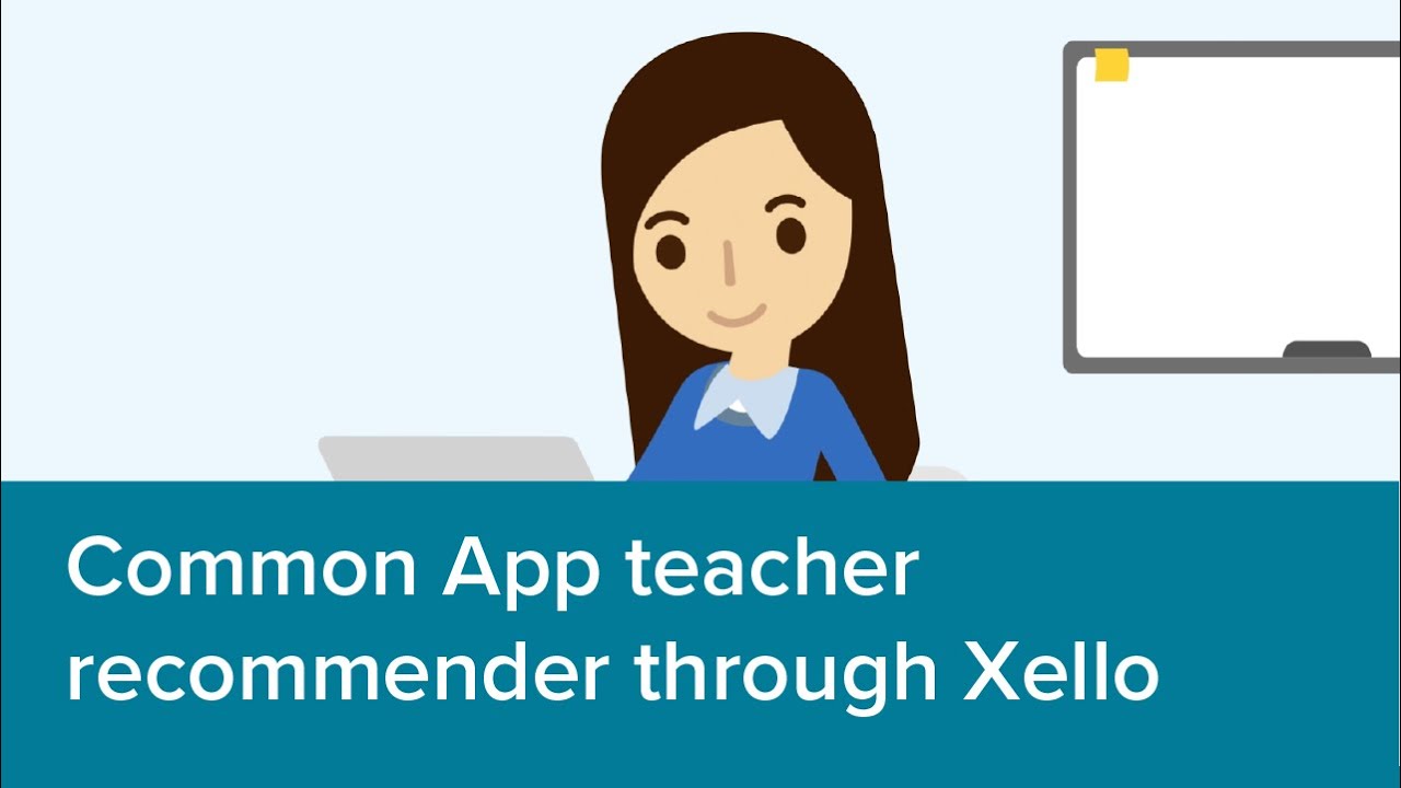 Common App teacher recommender through Xello