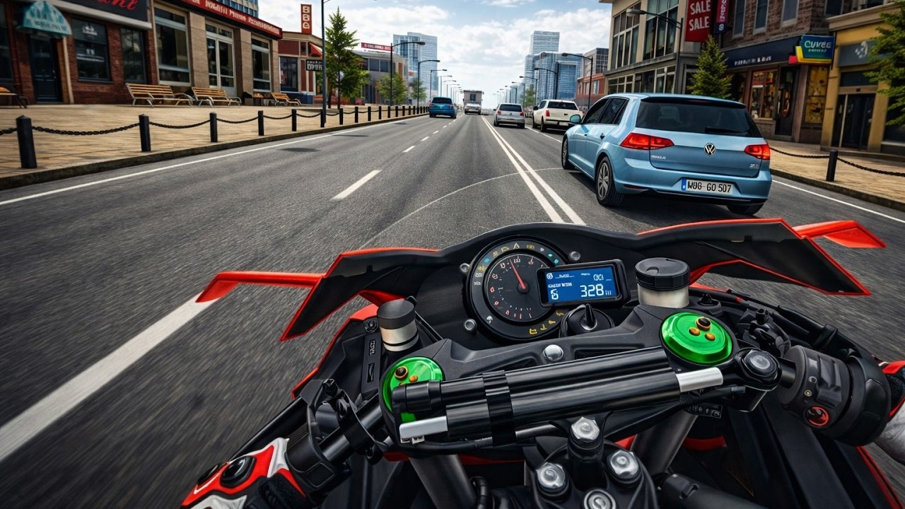 Traffic Rider - #EP21 (RED ♥️ Kawasaki HR2 IN city 🏙️ 🤩🤍 noob to pro 🤡 🥵😱,🔥)GAMEPLAY
