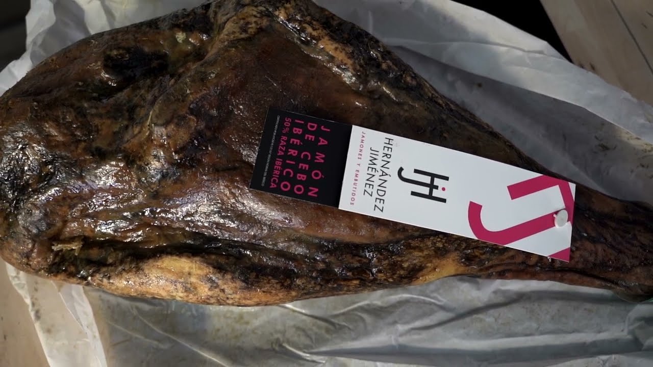 Unboxing de un jamón de cebo ibérico 50 % raza iberica- jamonarea